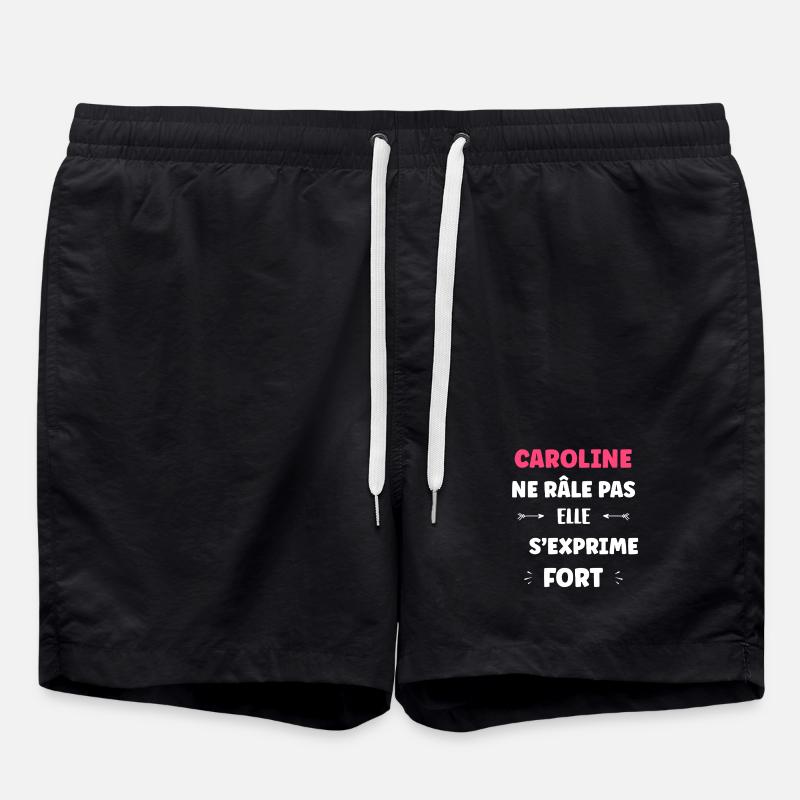 Caroline Speaks Out Loudly - Swim Trunks - black