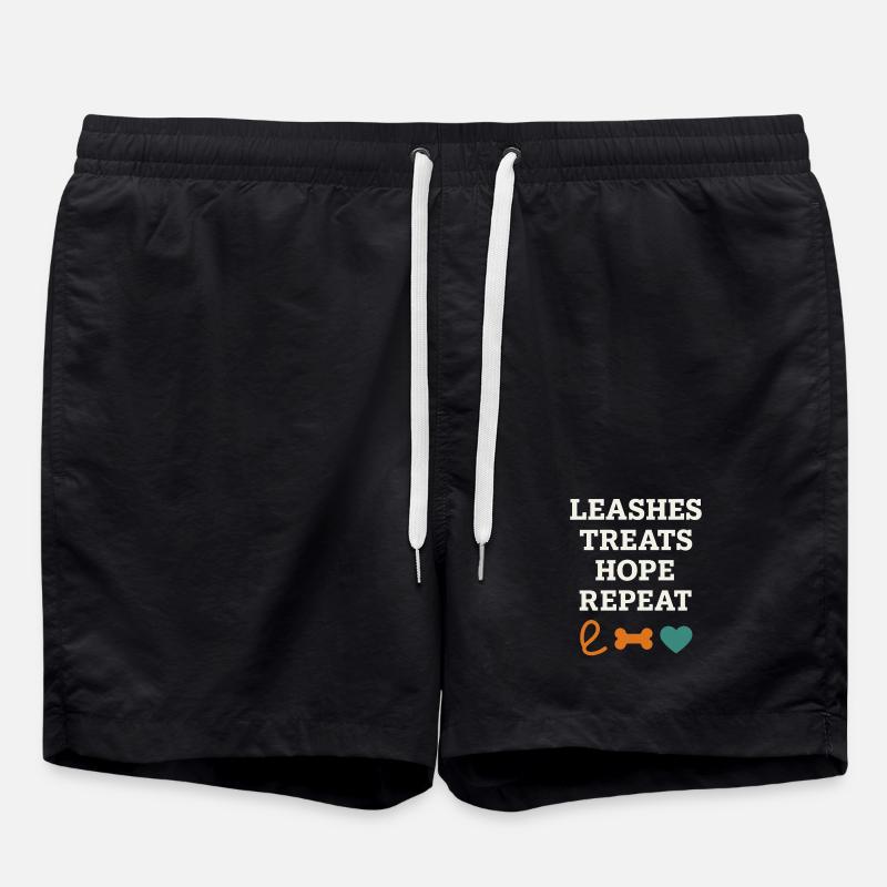 Adoption Day Pet Rescue Shelter - Swim Trunks - black