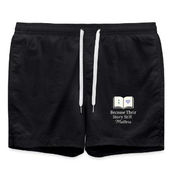 Suicide Loss Remembrance Walk Suicide - Swim Trunks - black - Front - AI Model Male 185 light (185cm)