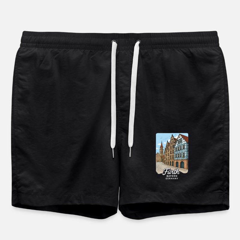 Fürth - Badeshorts - Schwarz