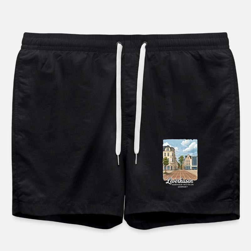 Leverkusen - Badeshorts - Schwarz