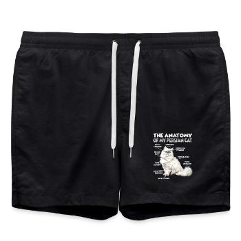 Dictons de chats Amateur de chats Cadeau Fan de chat - Short de bain - noir - Devant - AI Model Male 185 light (185cm)
