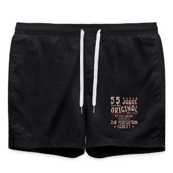 55 ans d’original depuis 1969 - Short de bain - noir - Devant - AI Model Male 185 light (185cm)