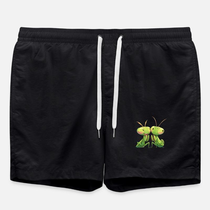 Praying mantises Praying mantis - Swim Trunks - black
