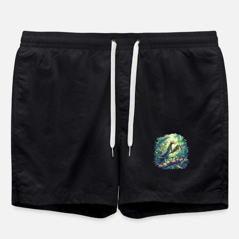 Praying mantises Praying mantis - Swim Trunks - black