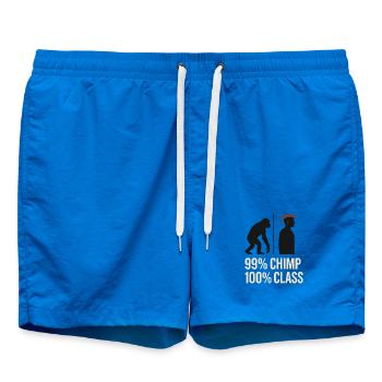 Prehistoric stone tools of Homo - Swim Trunks - cobalt blue - Front