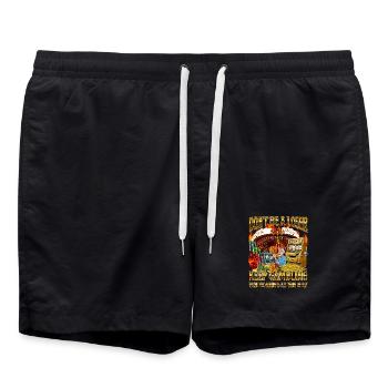 Ne sois pas un perdant, continue de jouer, drôle de mème de casino - Short de bain - noir - Devant - AI Model Male 185 light (185cm)