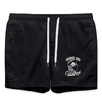 Funny Opossum - Badeshorts - Schwarz - Vorne - AI Model Male 185 light (185cm)
