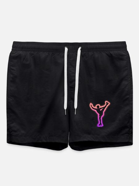 Eiskunstläuferin Eislaufen Mädchen Eiskunstlauf - Swim Trunks - black