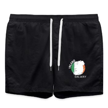 Galway - Badeshorts - Schwarz - Vorne - AI Model Male 185 light (185cm)
