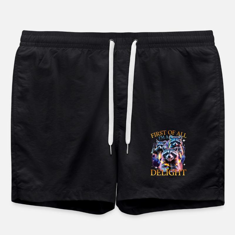 Drôle de raton laveur - Short de bain - noir