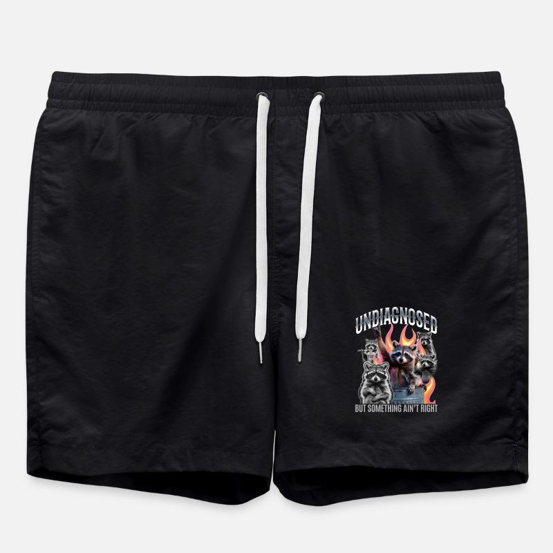 Drôle de raton laveur - Short de bain - noir