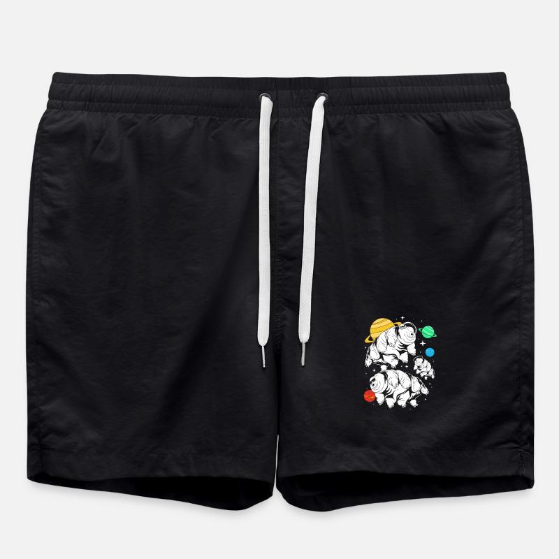 Tardigrade Tardigrades Bärtierchen Wasserbär - Badeshorts - Schwarz