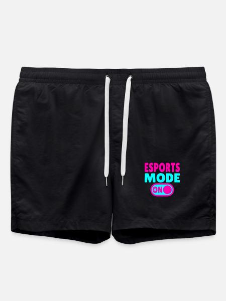Esports Mode ON – Gaming - Swim Trunks - black