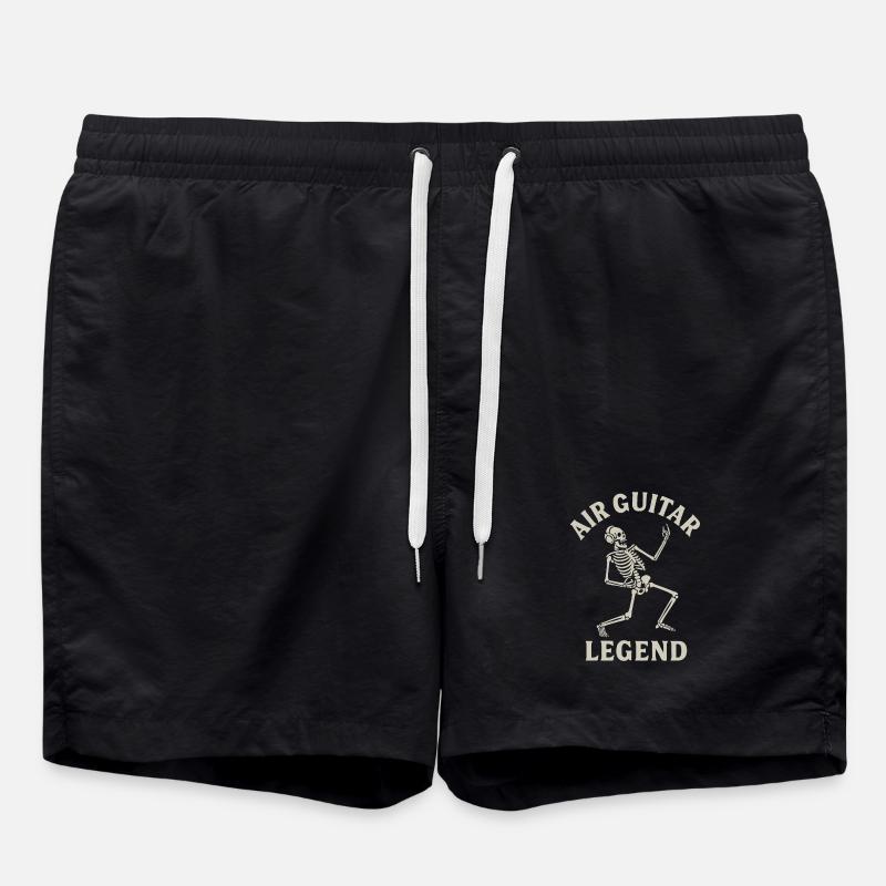 Luftgitarre Air Guitar - Short de bain - noir