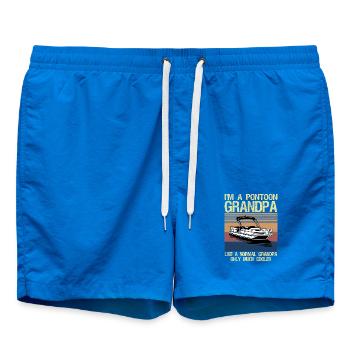 Conception cool de bateau ponton pour grand-père hommes pontoon - Short de bain - cobalt blue - Devant