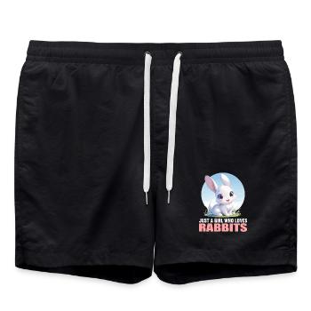 Lapin Lapin - Short de bain - noir - Devant - AI Model Male 185 light (185cm)