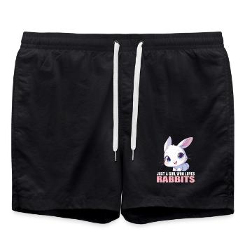 Lapin Lapin - Short de bain - noir - Devant - AI Model Male 185 light (185cm)