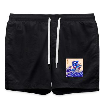 67 Six Seven 67 Brainrot - Short de bain - noir - Devant - AI Model Male 185 light (185cm)