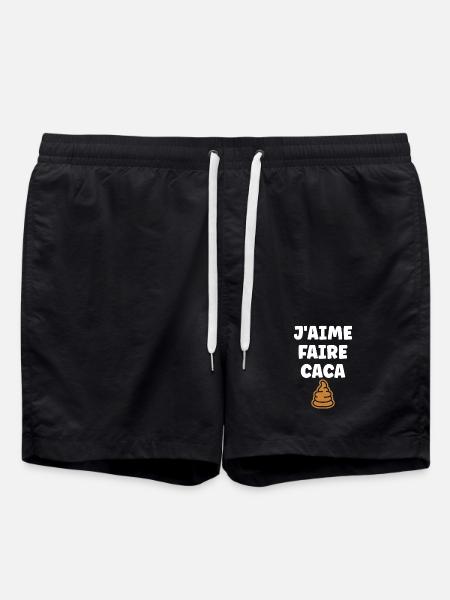 Poo - Swim Trunks - black