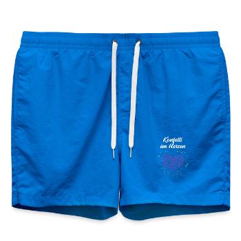 Confetti in the Heart – Carnival Carnival Heart - Short de bain - cobalt blue - Devant