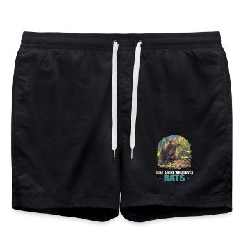 Rat Rat - Short de bain - noir - Devant - AI Model Male 185 light (185cm)