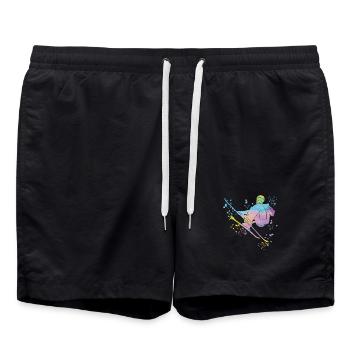 Ski alpin Sports d’hiver Ski nordique - Short de bain - noir - Devant - AI Model Male 185 light (185cm)