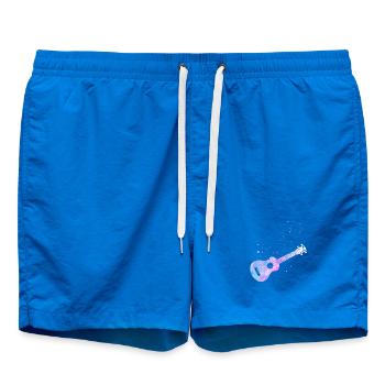 Aquarelle ukulélé hawaïen - Short de bain - cobalt blue - Devant