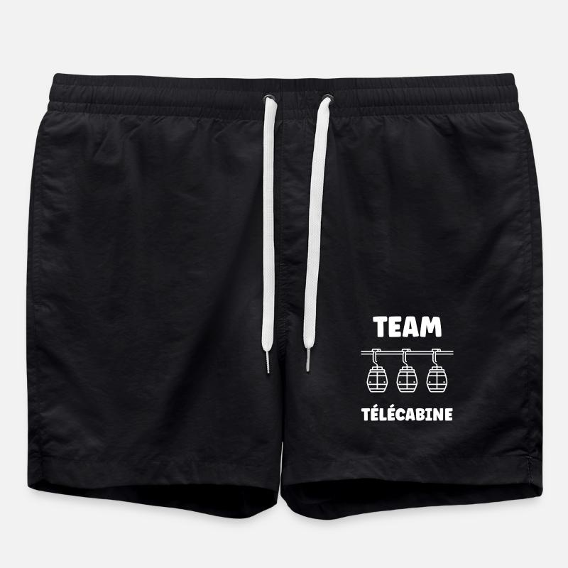 Gondelteam - Badeshorts - Schwarz