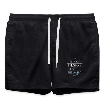 Navigation de nuit avec - Short de bain - noir - Devant - AI Model Male 185 light (185cm)