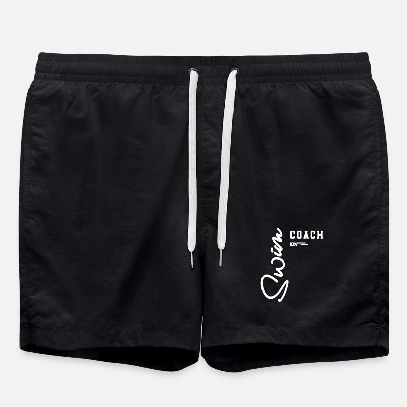 Swim Coach Classic Poolside für Teamleiter - Badeshorts - Schwarz
