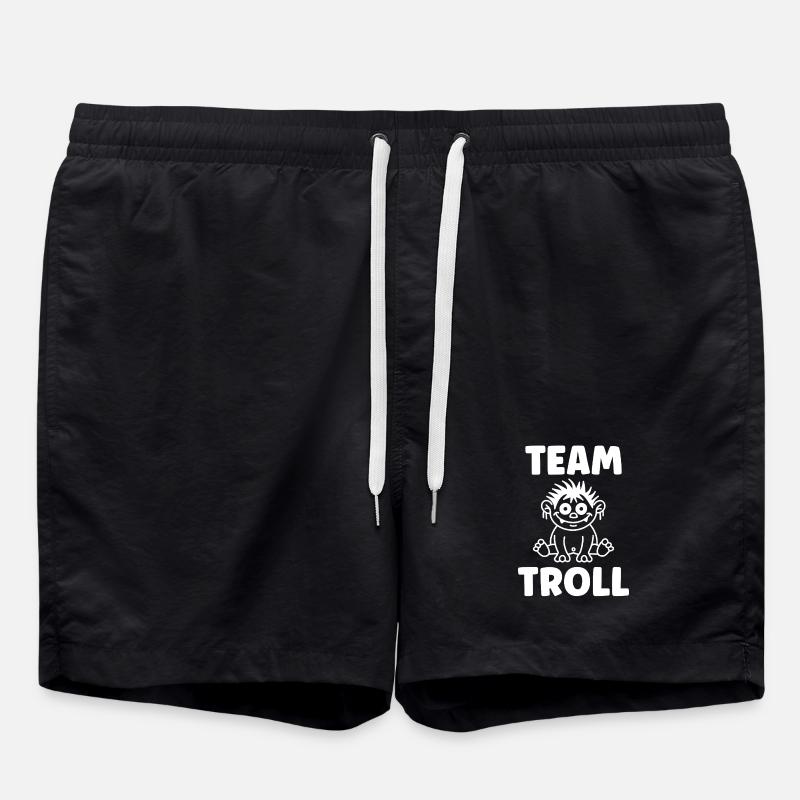Troll - Badeshorts - Schwarz