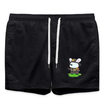 Pompiers Rabbit Extincteur Brigade - Short de bain - noir - Devant - AI Model Male 185 light (185cm)