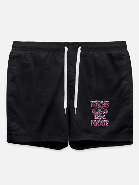 Pirate Princess Skull Edition - Swim Trunks - black