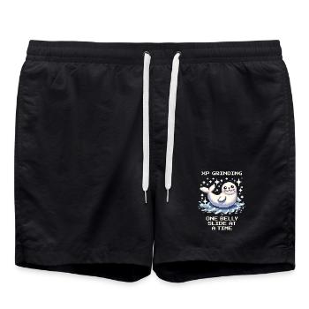 XP Grind | Seal belly slide - Swim Trunks - black - Front - AI Model Male 185 light (185cm)