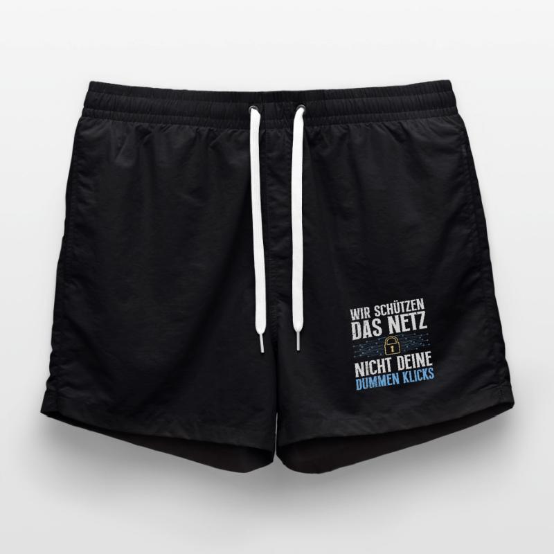 Computer Science WE PROTECT THE WEB, NOT YOURS Swim Trunks