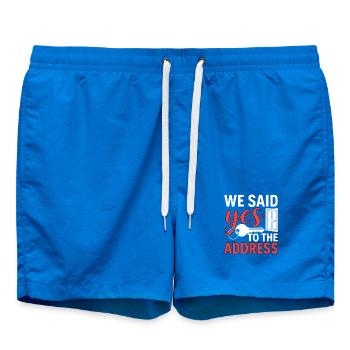 Nous avons accepté l’adresse - Short de bain - cobalt blue - Devant