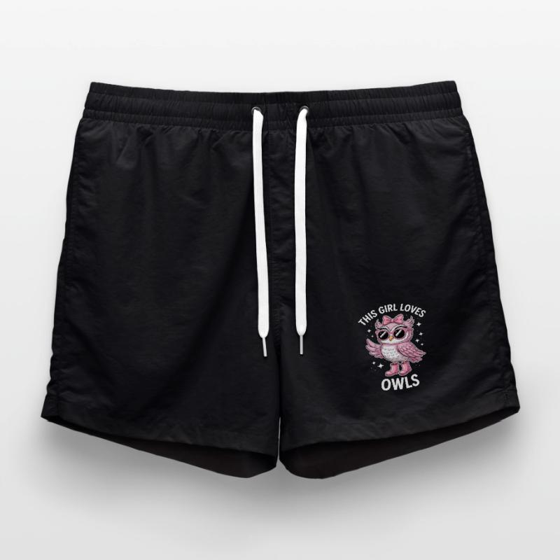 Eule Sprüche Eulen Lustiges Eulen Geschenk Badeshorts