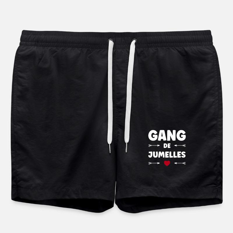 TWIN GANG - Badeshorts - Schwarz
