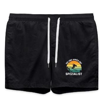Ski SPÉCIALISTE DU SKI APRÈS-SKI DRÔLE - Short de bain - noir - Devant - AI Model Male 185 light (185cm)