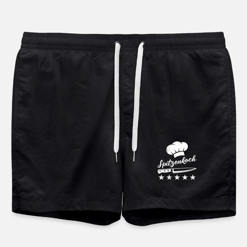 Chefs TOP CHEF Gastronomie Chef Fun - Short de bain - noir