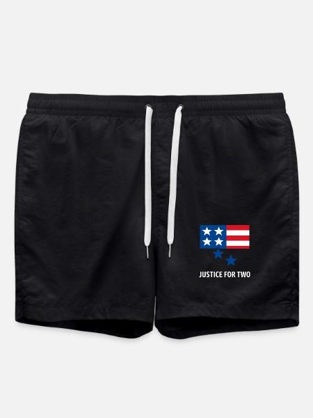 Justice For Two - Swim Trunks - black