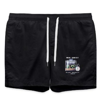 New Quest: Control Humidity | Terrarium - Swim Trunks - black - Front - AI Model Male 185 light (185cm)