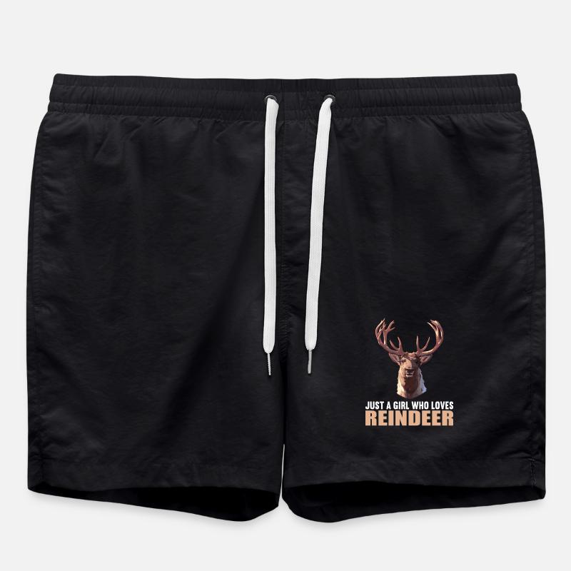 Reindeer Reindeer - Swim Trunks - black