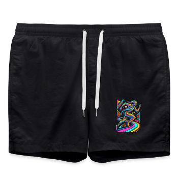 bishop - Swim Trunks - black - Front - AI Model Male 185 light (185cm)