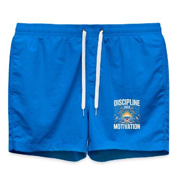 New Years Resolution Motivational Quotes - Swim Trunks - cobalt blue - Front