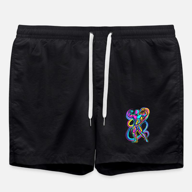 Bodybuilder - Badshorts - svart