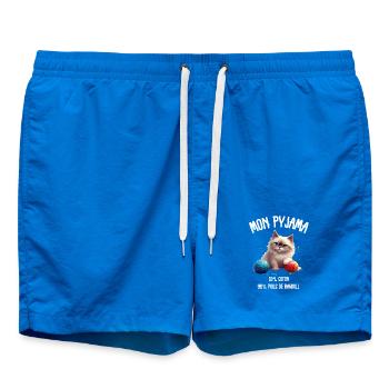 Pyjama Poils de Chat Ragdoll Humour - Short de bain - cobalt blue - Devant