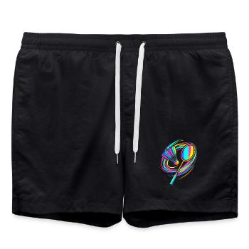 Badminton rackets - Swim Trunks - black - Front - AI Model Male 185 light (185cm)