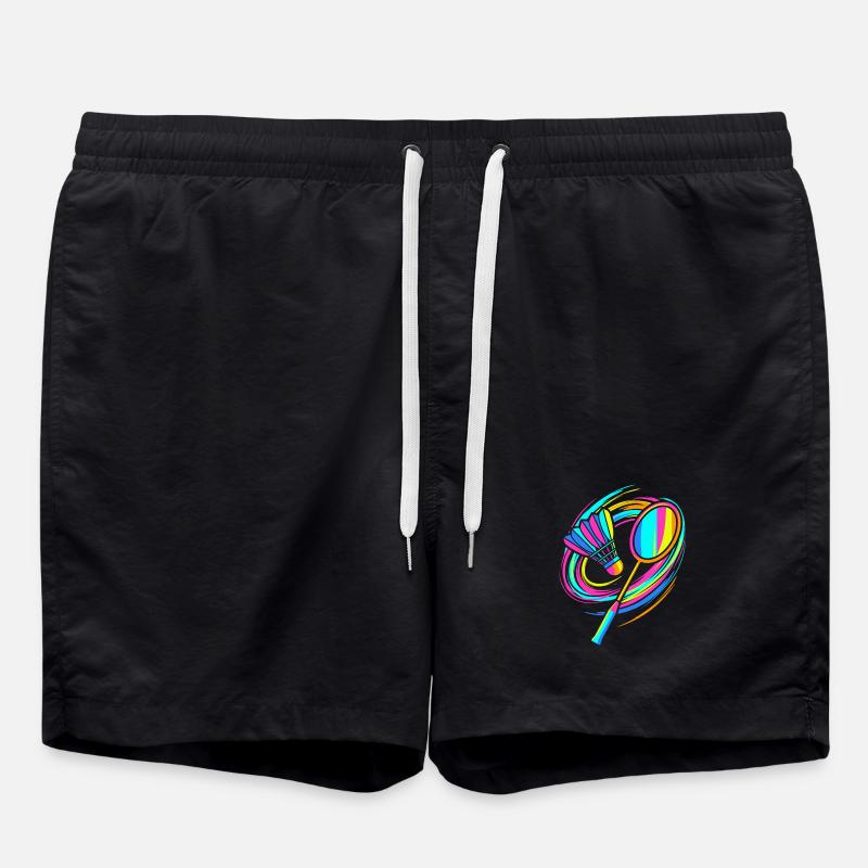 Raquettes de badminton - Short de bain - noir